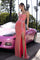 Prom Dresses Prom Fitted Corset Long Formal Beaded Dress Coral