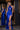 Prom Dresses Fitted Slit Long Formal Beaded Prom Dress Cobalt