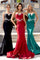 Prom Dresses Beaded Long Formal Fitted Prom Dress Black