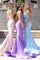 Prom Dresses Beaded Long Formal Fitted Prom Dress Pink