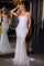 Prom Dresses Beaded Long Formal Corset Prom DressWhite