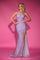 Prom Dresses Prom Fitted Long Formal Sequin Slit Dress Lilac