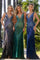 Prom Dresses Fitted Long Formal Beaded Prom Evening Dress Black
