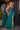 Prom Dresses Fitted Slit Long Formal Prom Gown Emerald