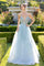 Prom Dresses Beaded Ball Gown Long Prom Dress Mint