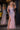 Prom Dresses Prom Fitted Slit Evening Prom Gown Pink/Silver