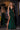Prom Dresses Fitted Slit Long Formal Beaded Prom Dress Emerald