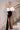 Prom Dresses Beaded Long Slit Formal Prom Dress Black/White