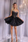 Cocktail Dresses Fitted Short Cocktail Dress Black