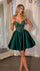Cocktail Dresses A Line Cocktail Short Homecoming Dress Emerald