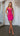 Cocktail Dresses Mini Short Fitted Cocktail Dress Fuschia