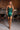 Cocktail Dresses Fitted Short Slit Cocktail Dress Emerald