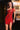 Cocktail Dresses Short Fringe Fitted Cocktail Dress Red