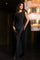 Formal Dresses Formal Long Slit Overskirt Evening Dress Black