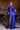 Formal Dresses Formal Long Slit Overskirt Evening Dress Cobalt