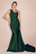 Prom Dresses Long Fitted Plus Size Prom Dress Hunter Green
