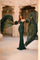 Prom Dresses Long Formal Fitted Prom Mermaid Dress Emerald