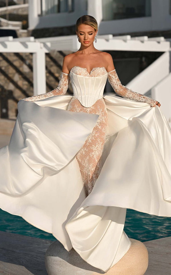 Prom Dresses Corset Sequin Long Formal Prom Dress Ivory Nude