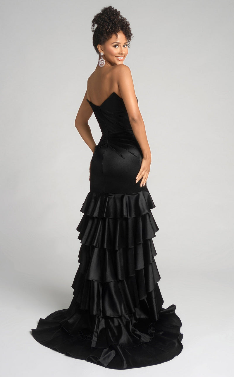 Prom Dresses Fitted Formal Long A Line Prom Dress Black