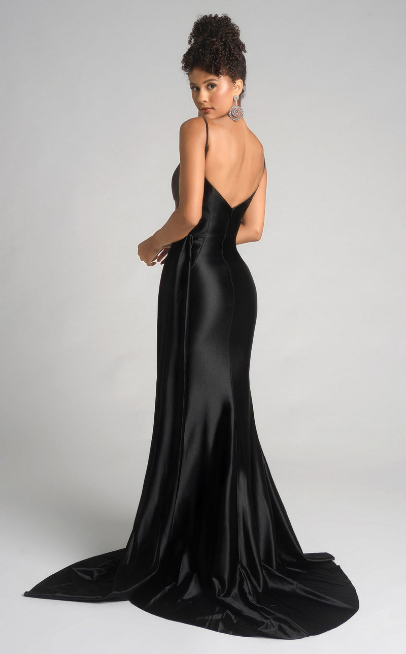 Prom Dresses Fitted Evening Formal Long Prom Dress Black