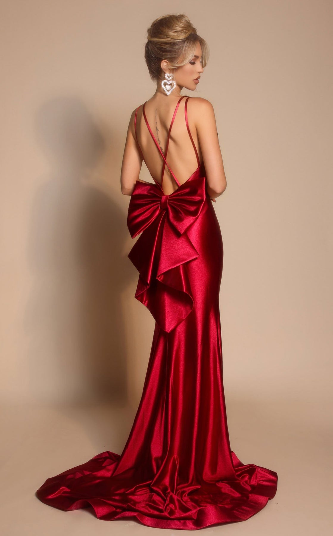 Prom Dresses Mermaid Long Formal Prom Dress Burgundy