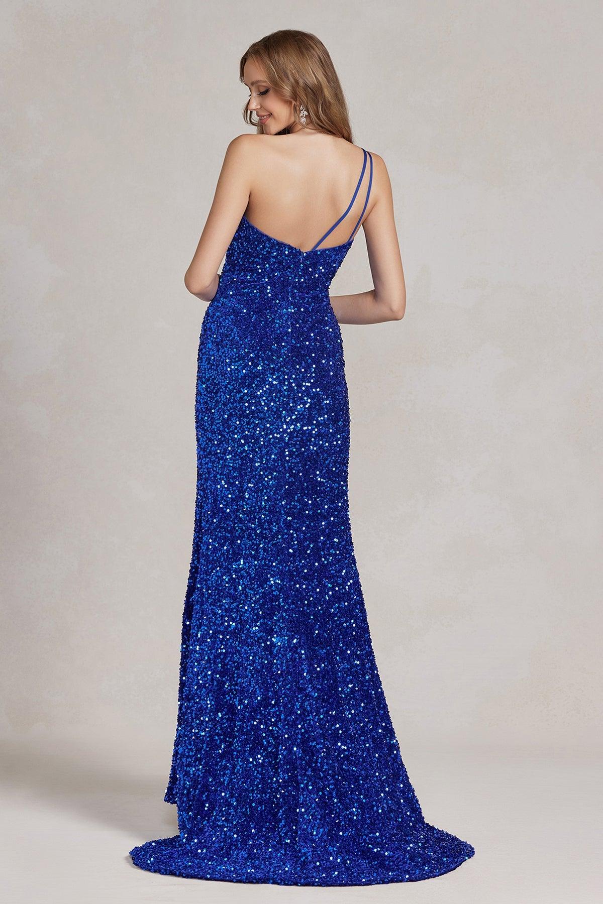 Nox Anabel R1202 Long One Shoulder Formal Prom Gown Sale