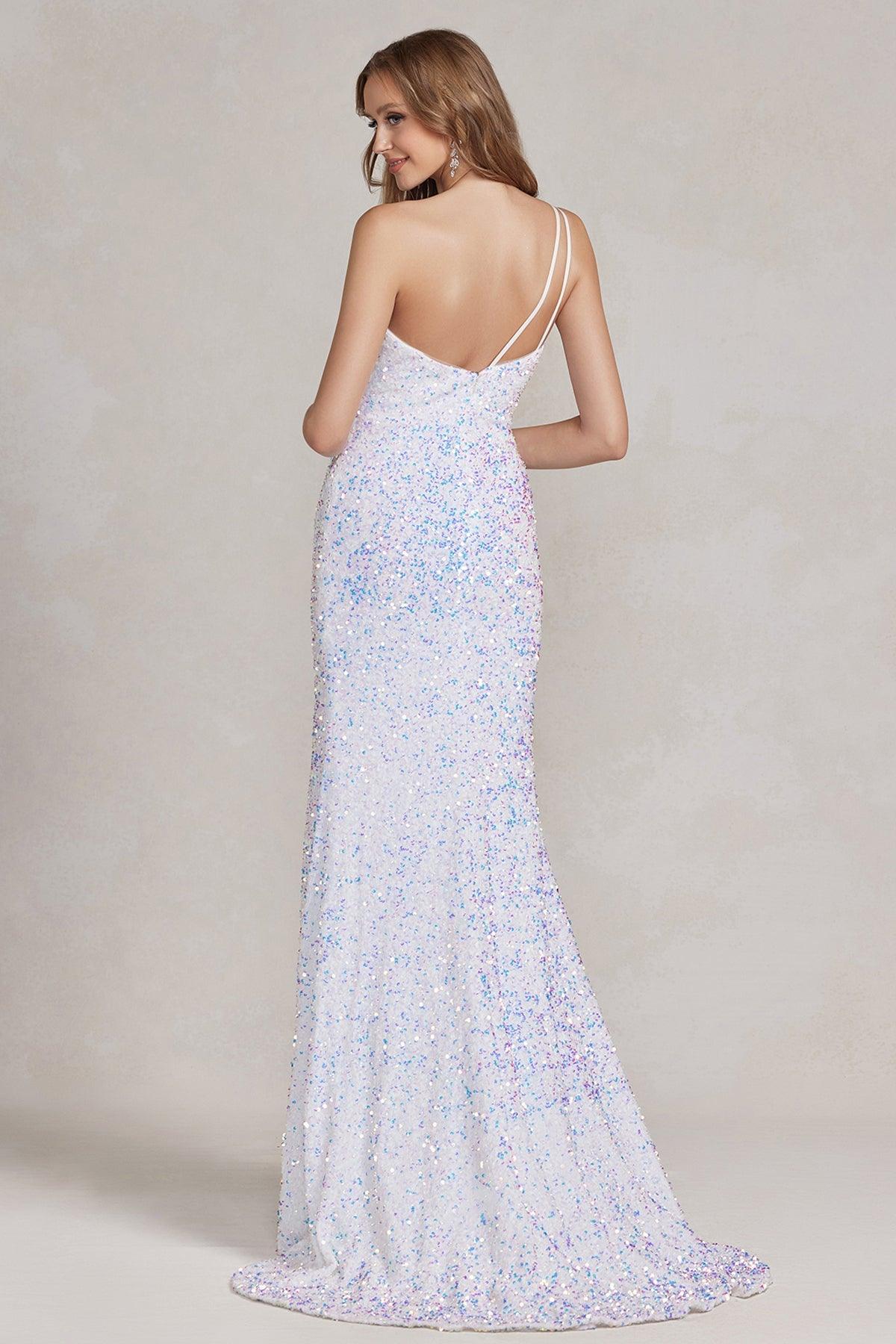 Nox Anabel R1202 Long One Shoulder Formal Prom Gown Sale