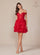 Cocktail Dresses Ruffle Short Cocktail Dress Red