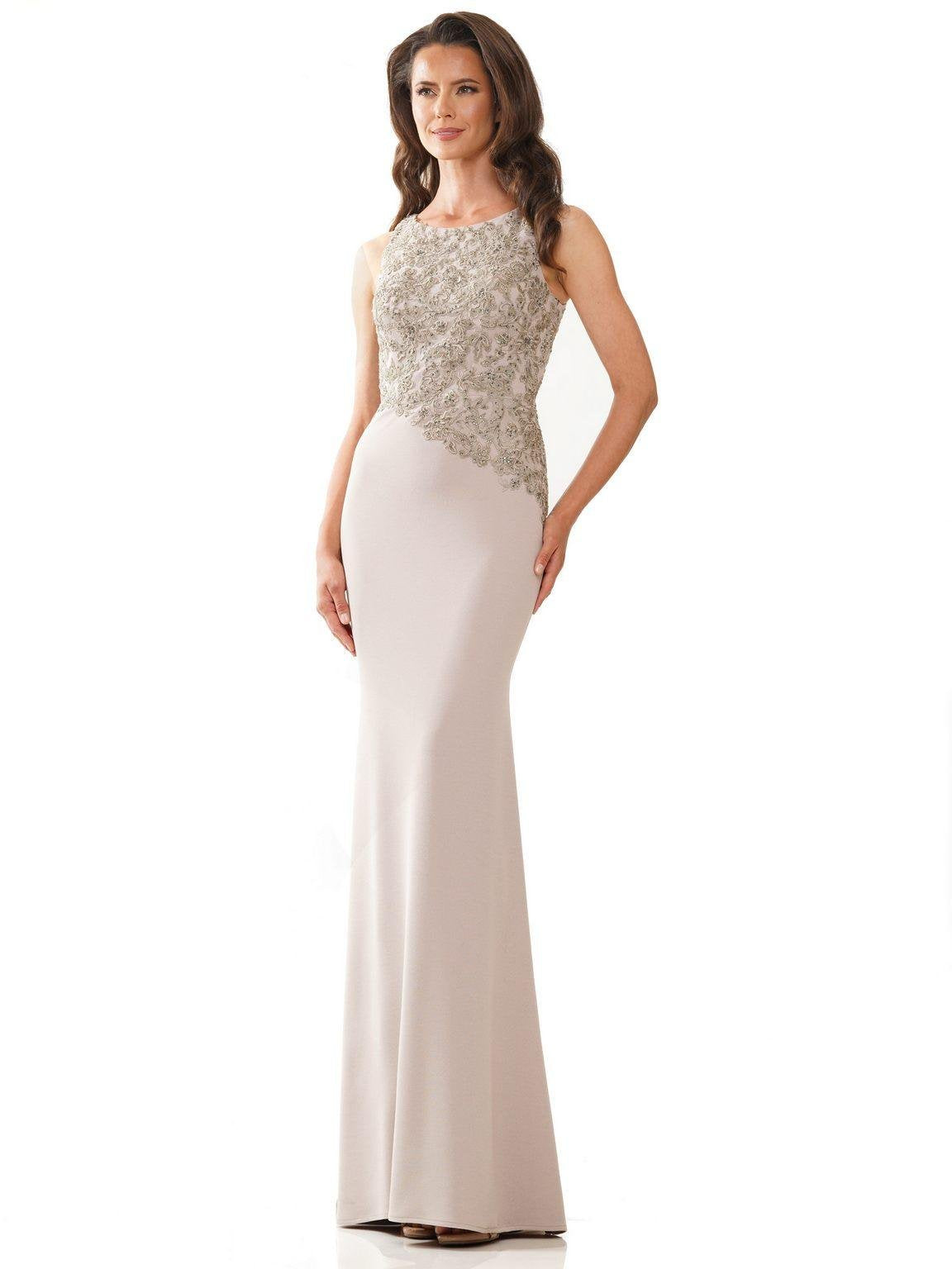Formal Dresses Long Sleeveless Formal Dress Taupe 