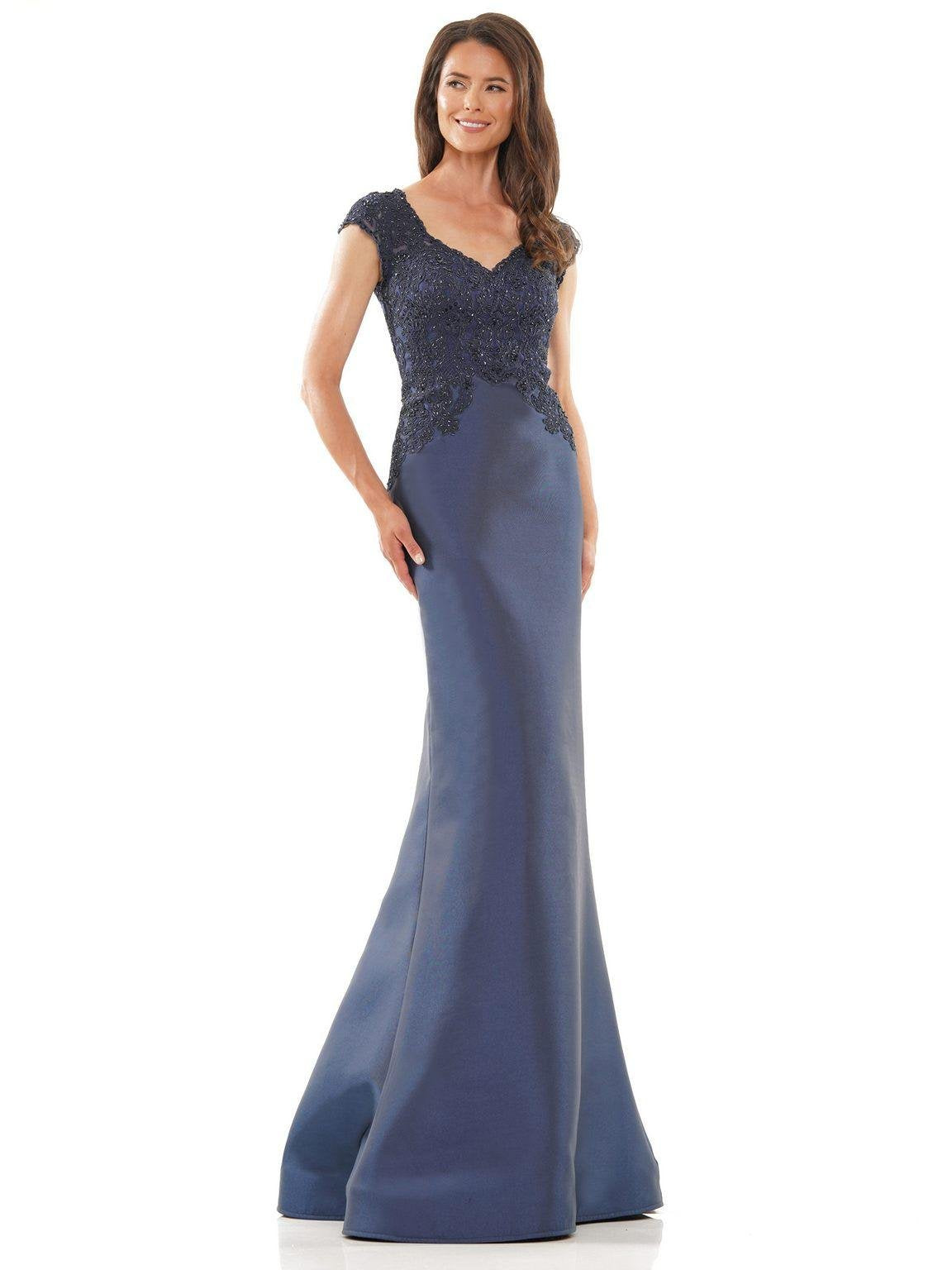 Rina di Montella 2784 Long Cap Sleeve Mother of the Bride Dress