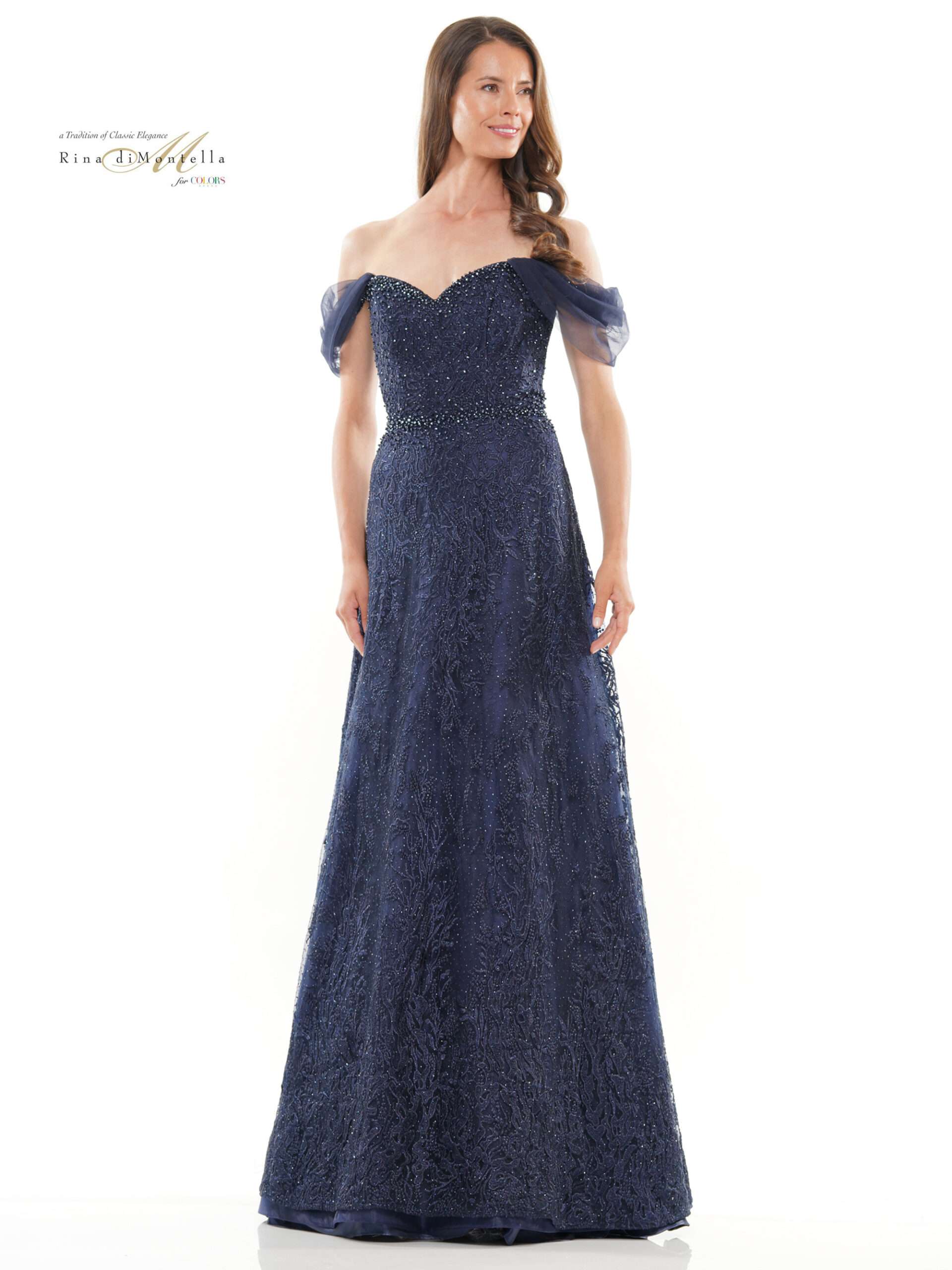 Rina di Montella RD2902 Long Formal Beaded Dress