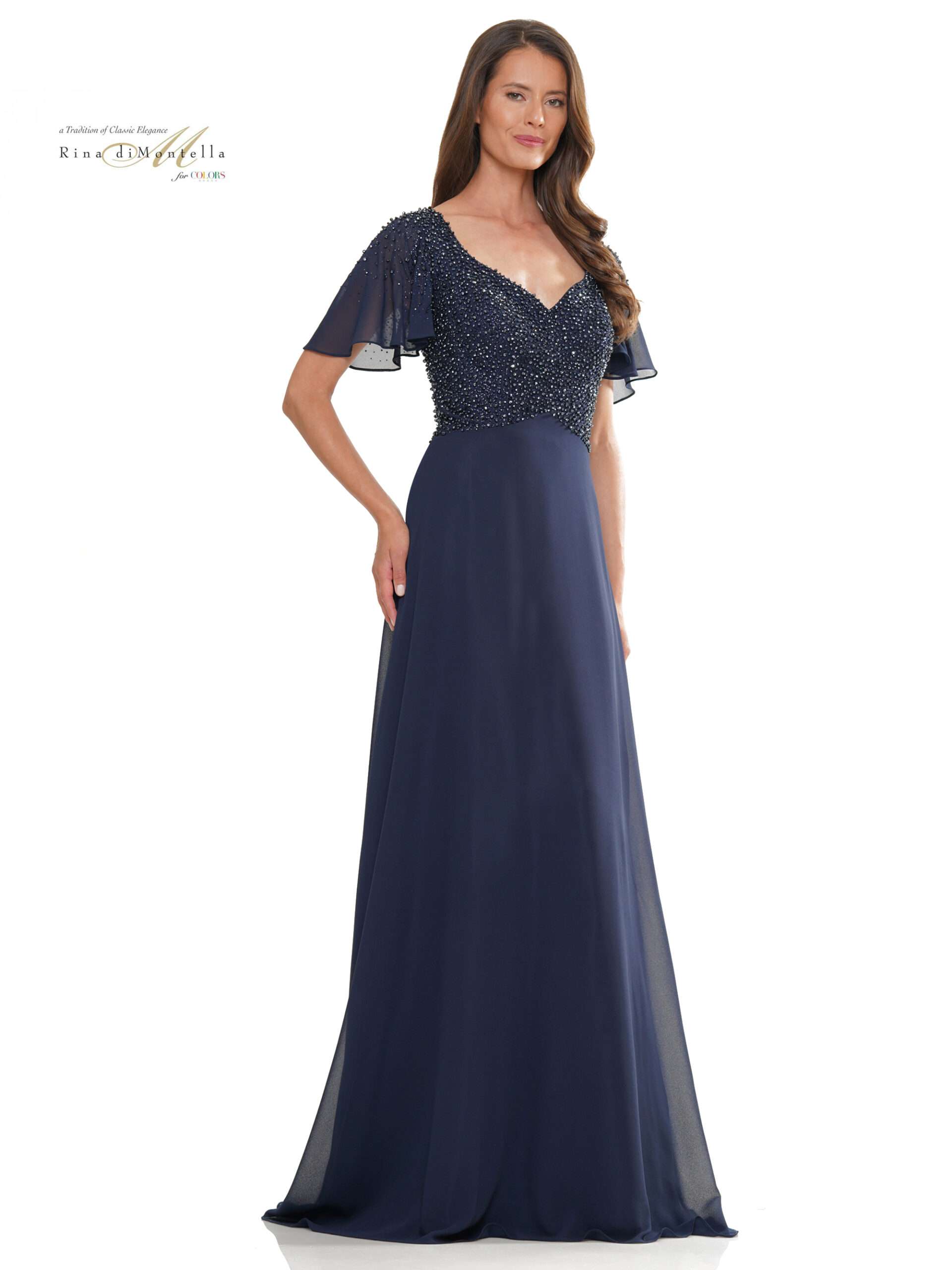 Rina di Montella RD2907 Long Mother of the Bride Formal Dress