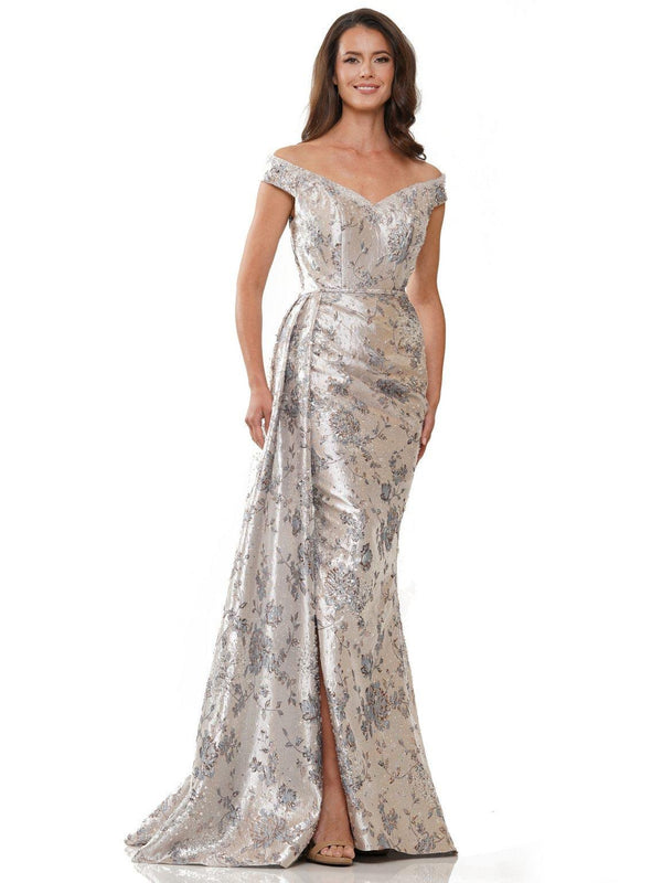 Rina di Montella RD2912 Long Off Shoulder Formal Dress