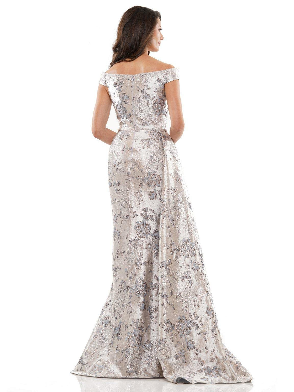 Formal Dresses Long Off Shoulder Formal Dress Blue Multi