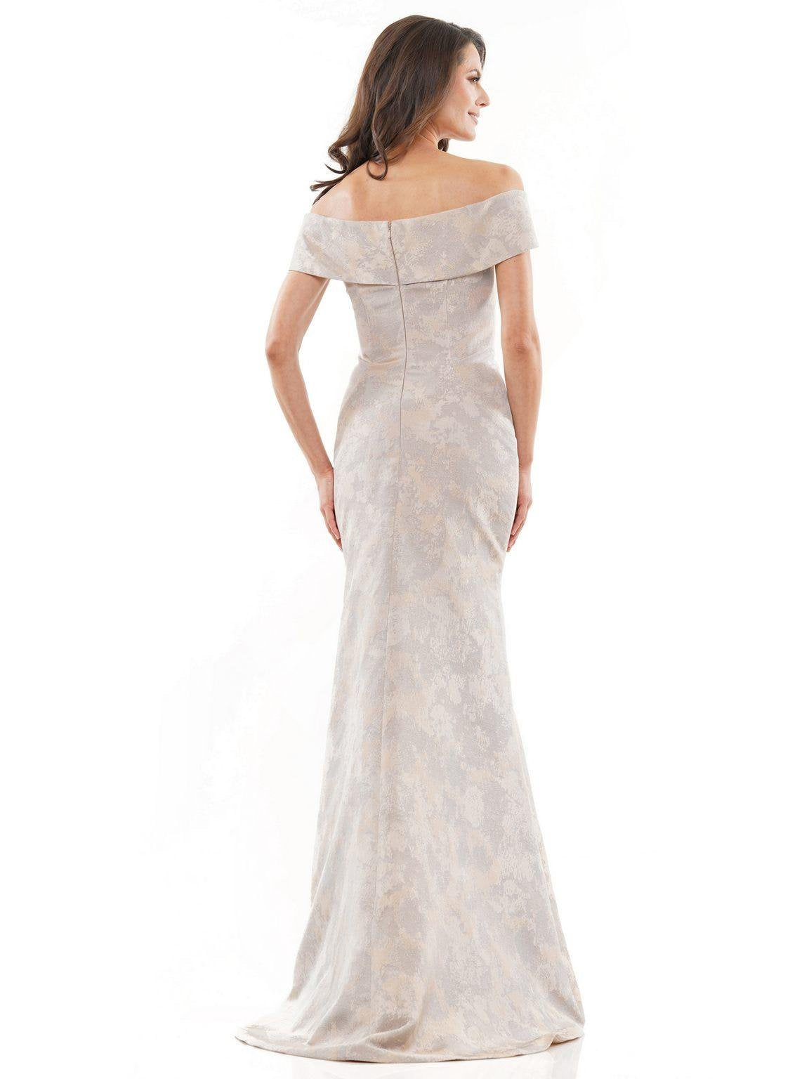 Formal Dresses Long Off Shoulder Formal Mermaid Gown Gold Taupe