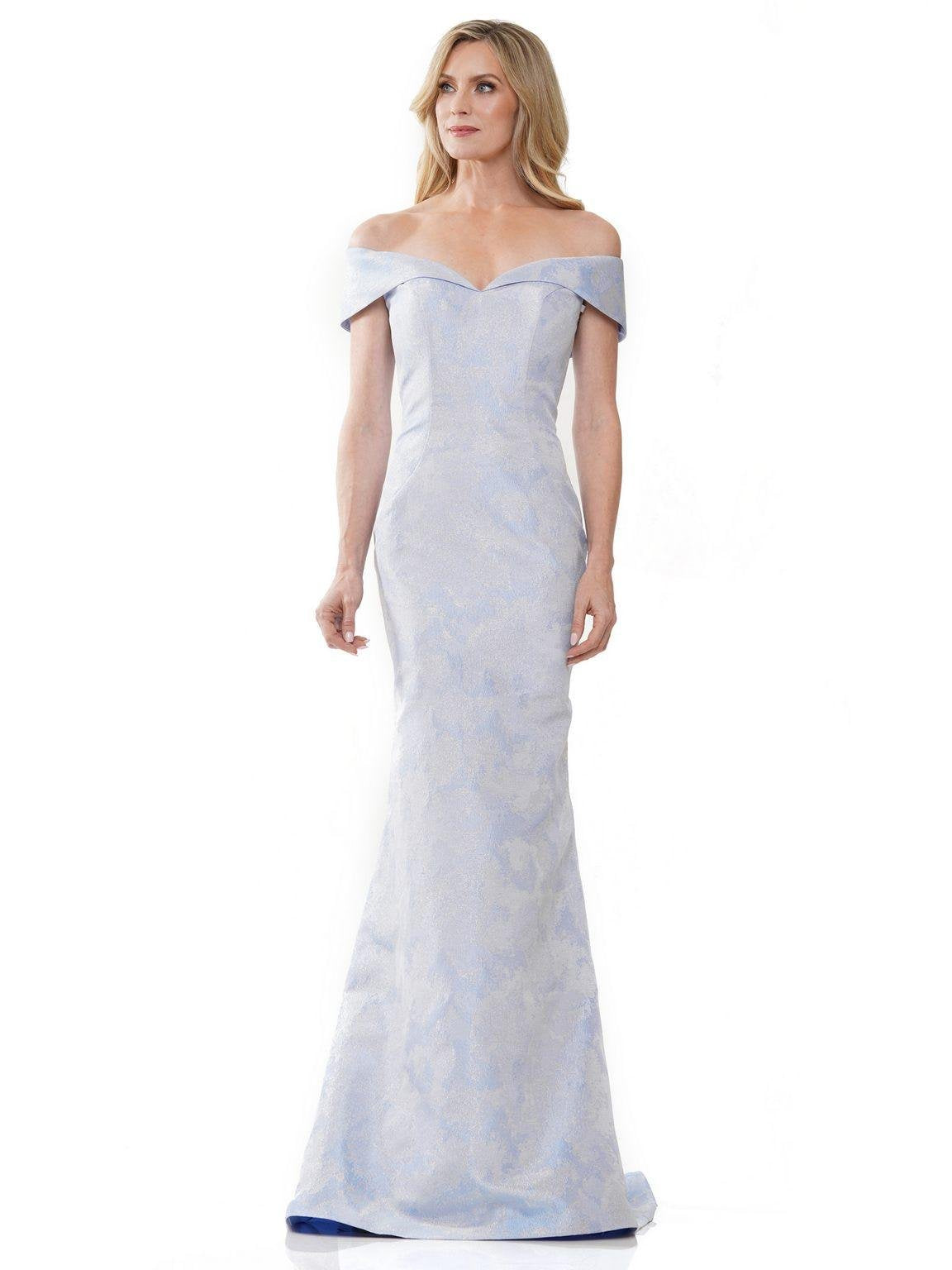 Formal Dresses Long Off Shoulder Formal Mermaid Gown Light Blue