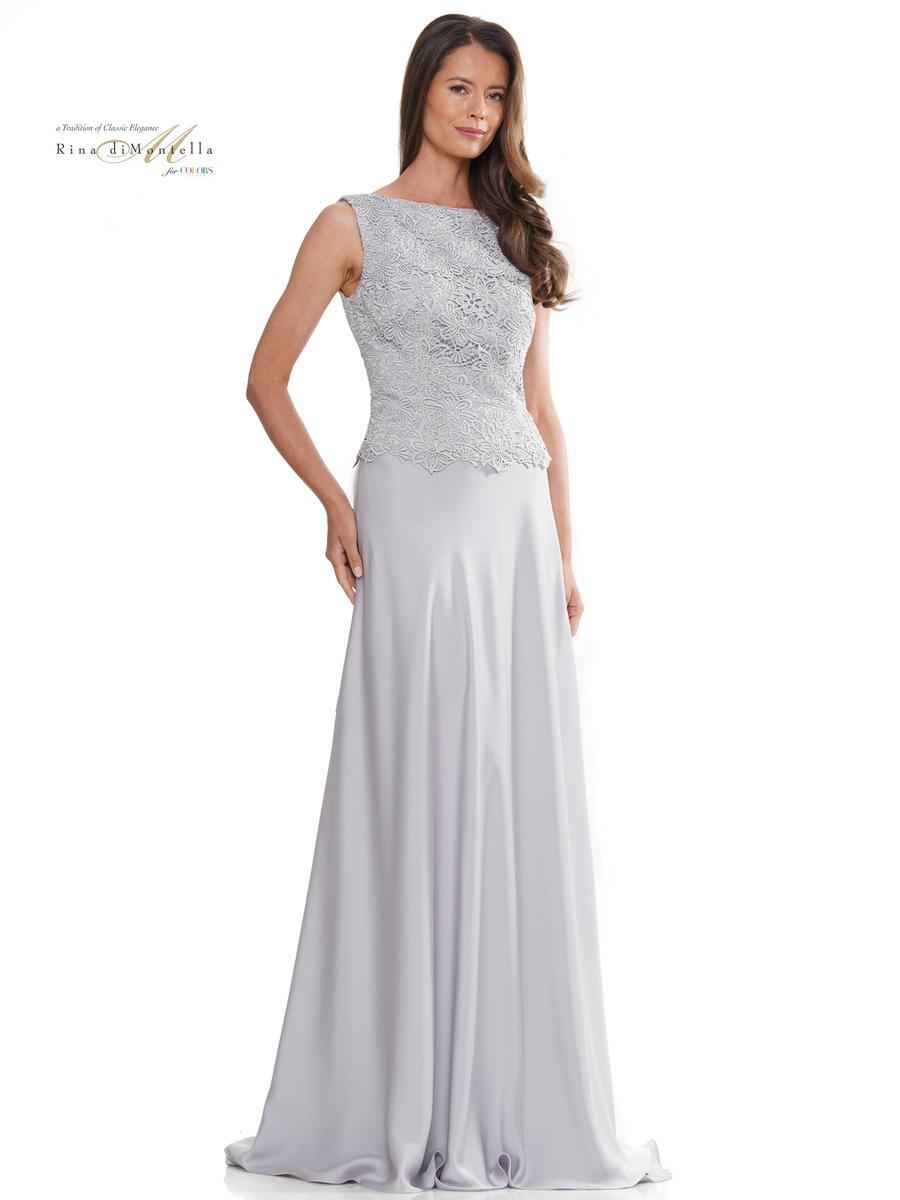 Rina di Montella RD2973 Long A Line Skirt Formal Gown
