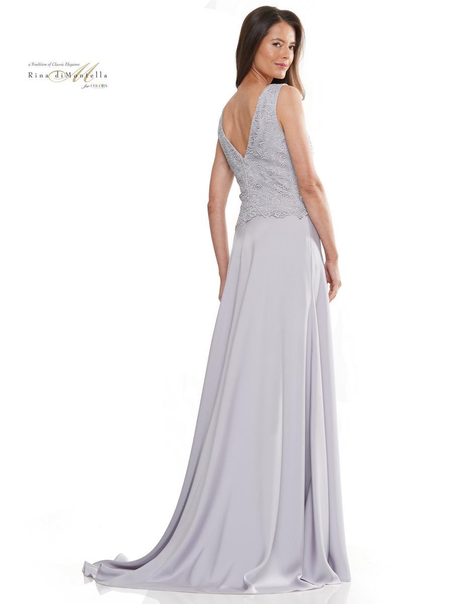 Rina di Montella RD2973 Long A Line Skirt Formal Gown