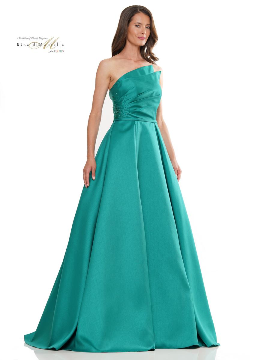 Rina di Montella RD2981 Long A Line Formal Gown