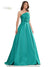 Formal Dresses Long A Line Deep Pleats Formal Gown Emerald