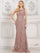 Formal Dresses Long Formal Prom Fitted Dress Coffee