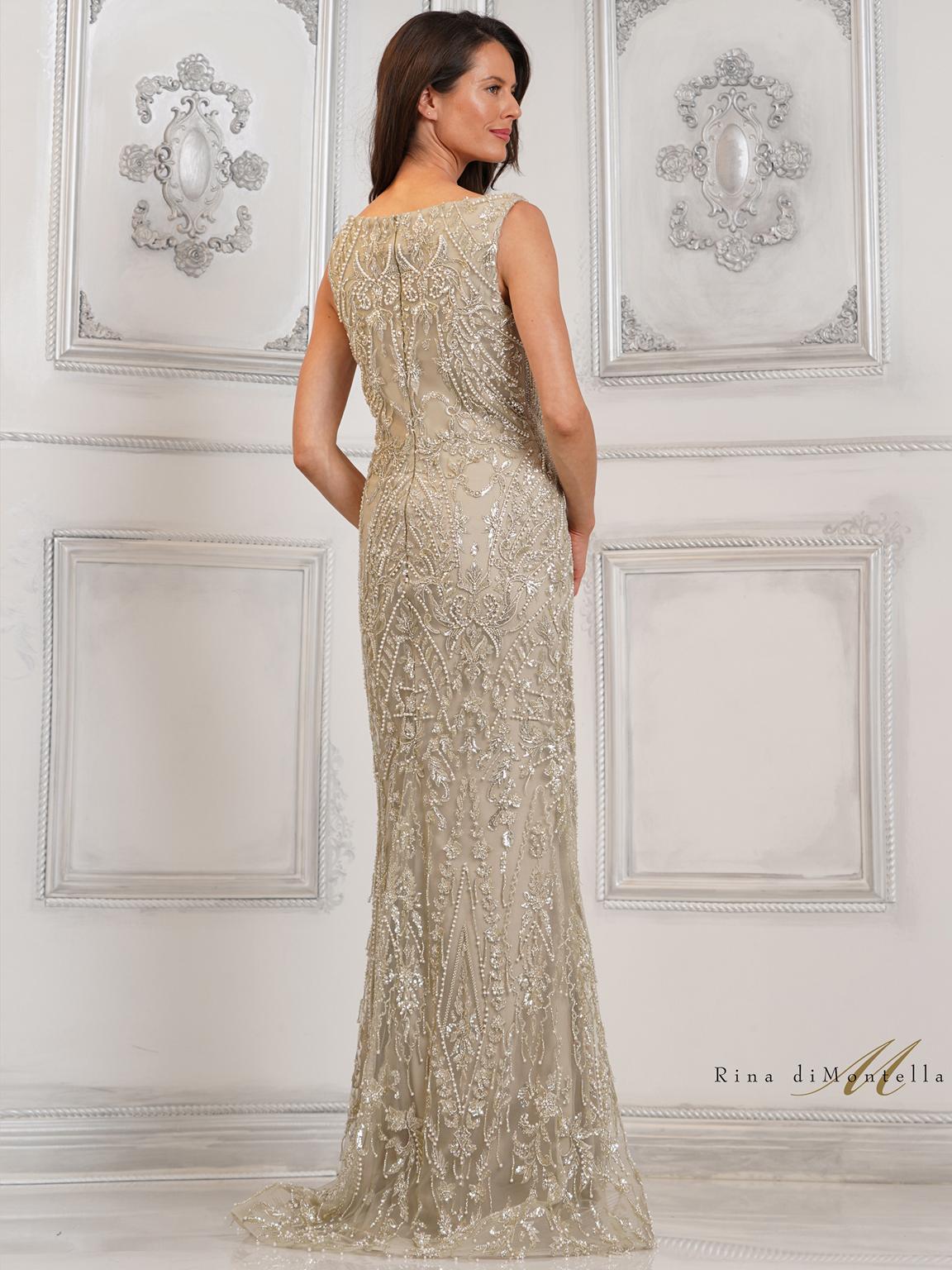 Blue Rina di Montella RD3104 Long Formal Prom Fitted Dress for $856.0 ...