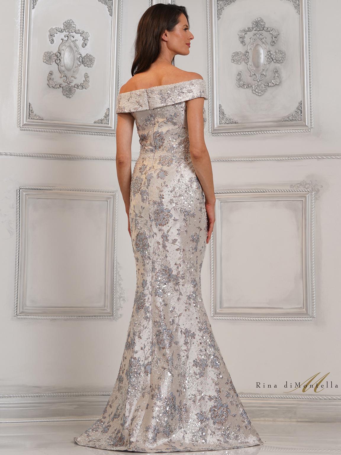 Rina di Montella RD3106 Long Fitted Formal Evening Dress