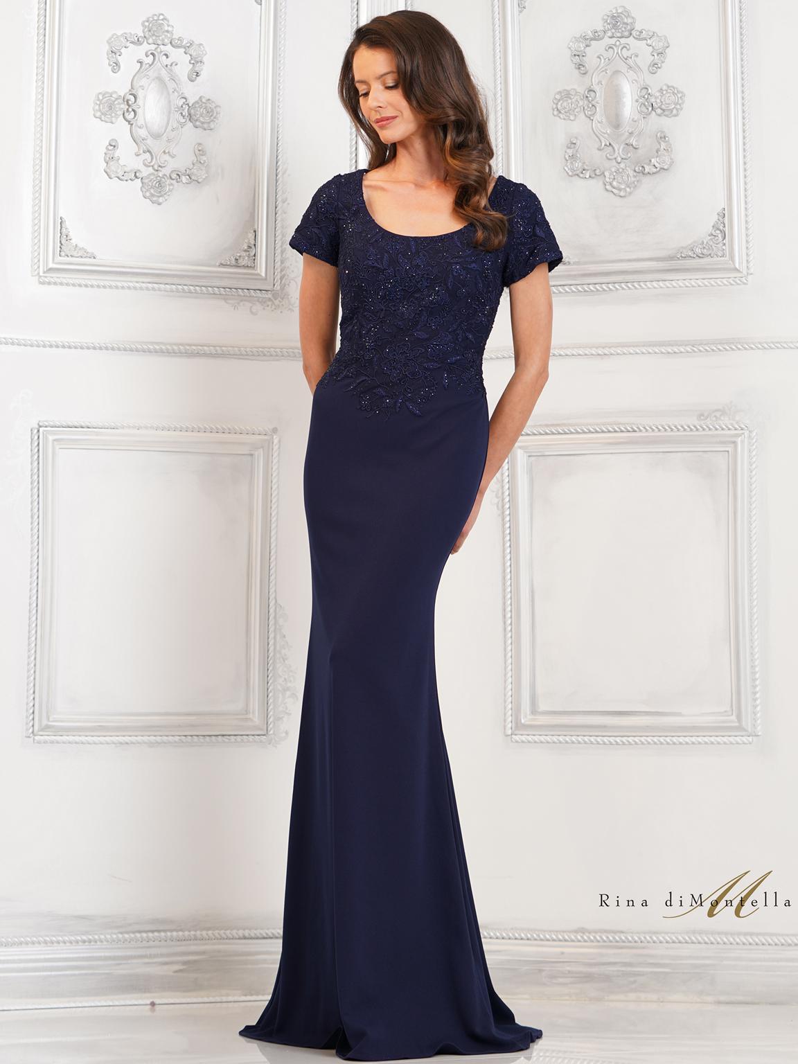 Rina di Montella RD3112 Beaded Formal Evening Long Dress