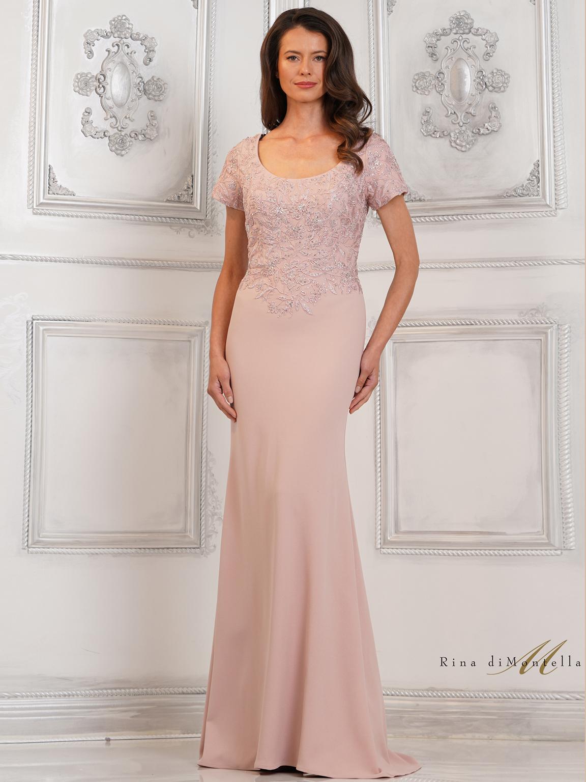 Rina di Montella RD3112 Beaded Formal Evening Long Dress