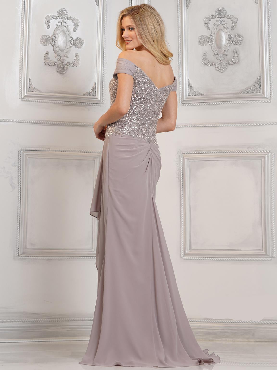 Rina di Montella RD3128 Fitted Long Formal Evening Gown