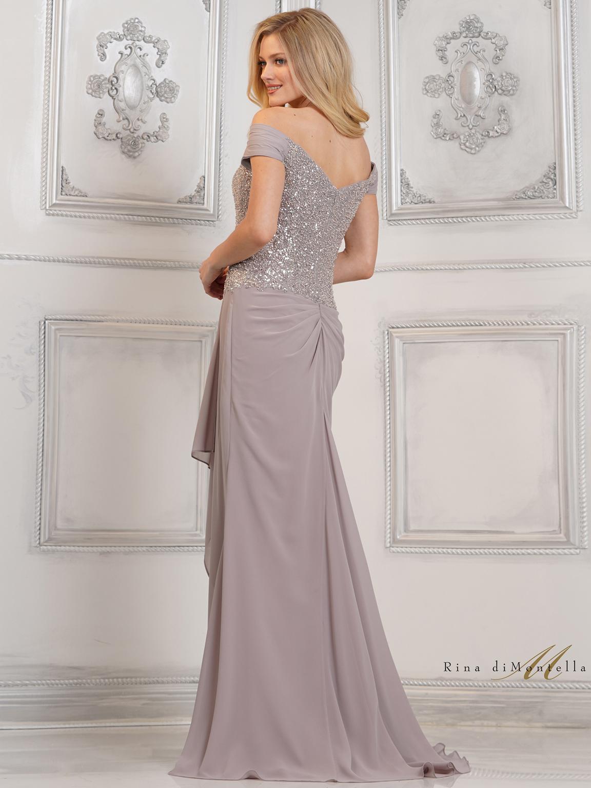 Rina di Montella RD3128 Fitted Long Formal Evening Gown