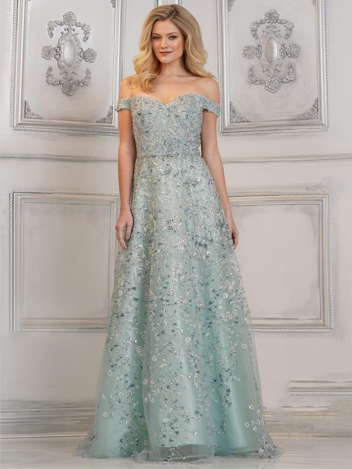 Formal Dresses A Line Long Formal Gown Tiffany