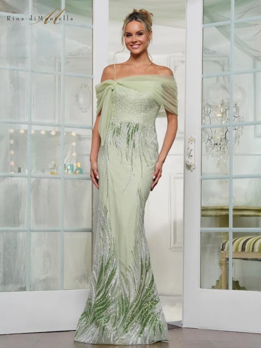 Rina di Montella RD3226 Long Formal Plus Size EveningDress