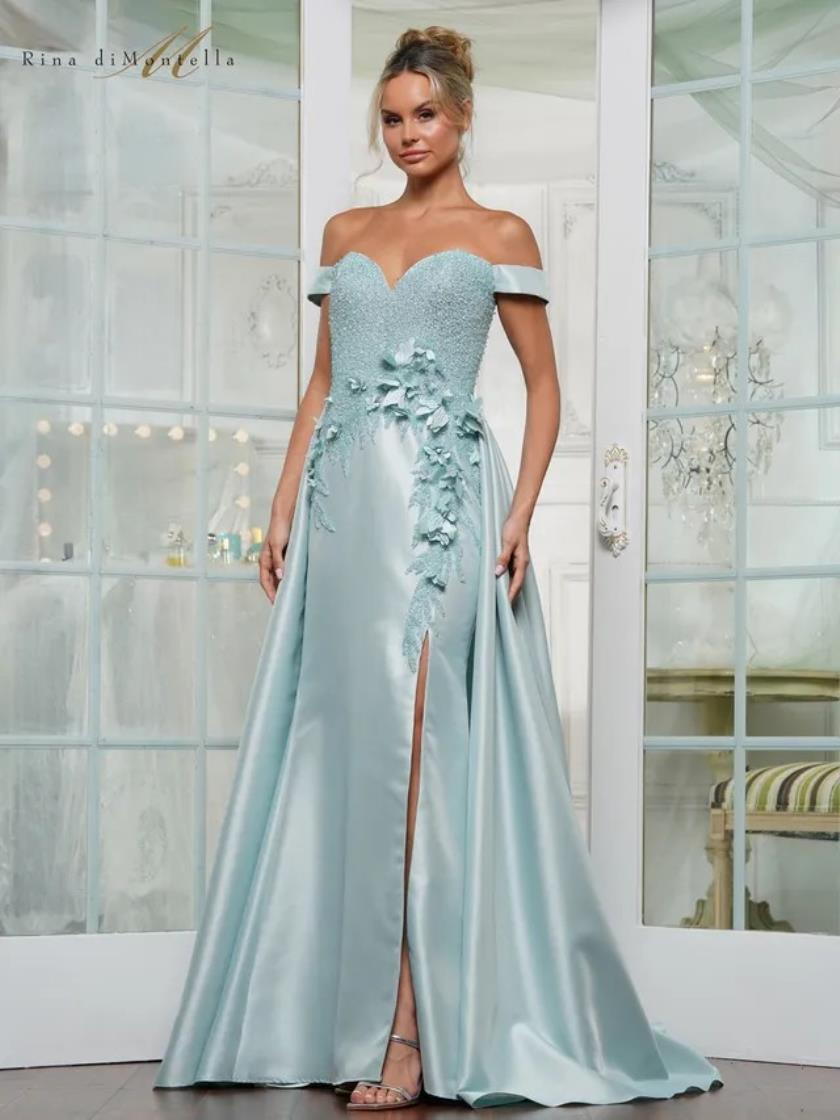 Rina di Montella RD3229 Evening Long Beaded Formal Dress